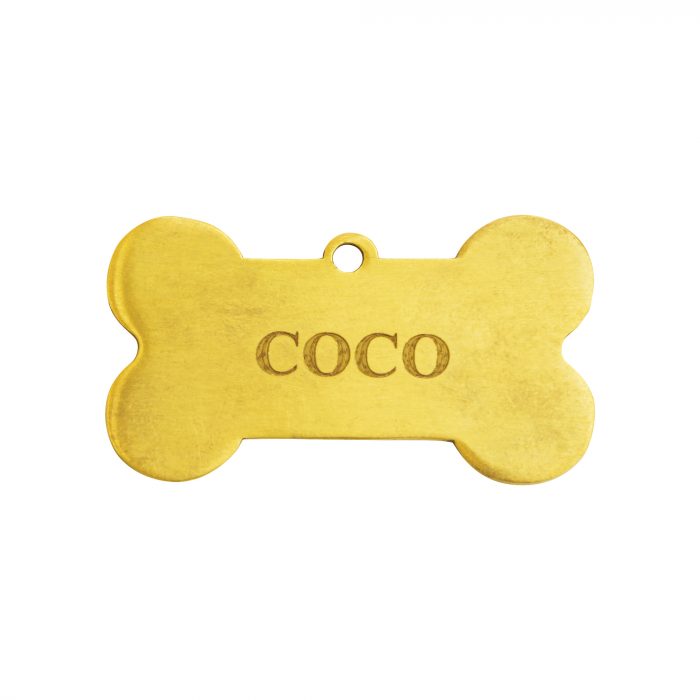 Placa grabada ambos lados